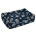 COVE NAVY LOUNGE DOG BED, Beds - Bones Bizzness