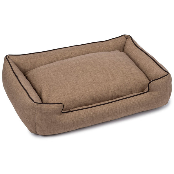 CALLEN TRUFFLE LOUNGE DOG BED, Beds - Bones Bizzness