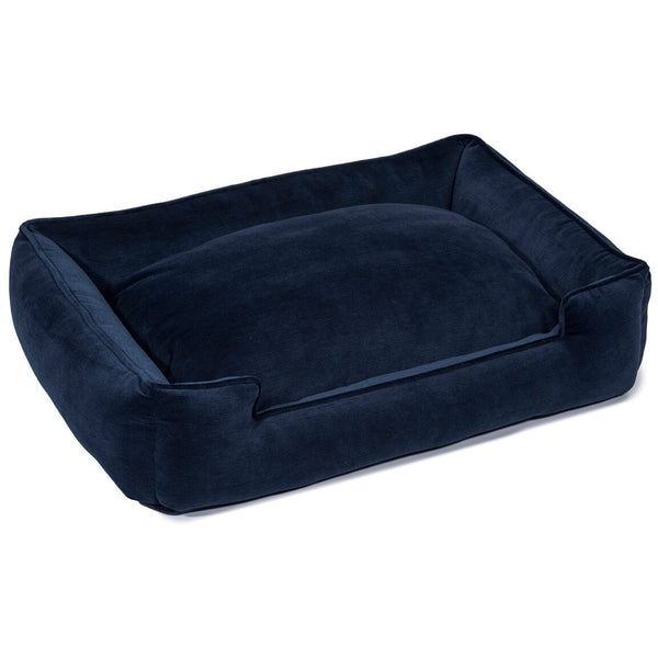 DARCY INDIGO LOUNGE DOG BED, Beds - Bones Bizzness