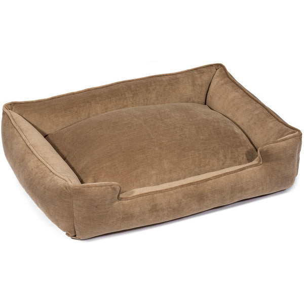 DARCY OATMEAL LOUNGE DOG BED, Beds - Bones Bizzness