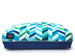 CHEVRON DOG BED – SEA GLASS, Beds - Bones Bizzness