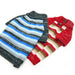 MARL BLUE STRIPES DOG SWEATER, Sweaters - Bones Bizzness