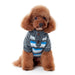 MARL BLUE STRIPES DOG SWEATER, Sweaters - Bones Bizzness