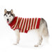 MARL RED STRIPES DOG SWEATER, Sweaters - Bones Bizzness