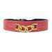 MAYFAIR IN PETAL PINK & GOLD DOG COLLAR, Collars - Bones Bizzness