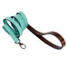 MAYFAIR IN TURQUOISE & CHOCOLATE DOG COLLAR, Collars - Bones Bizzness