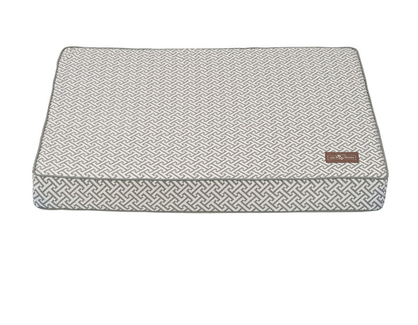 HERA GREY MEMORY FOAM PILLOW DOG BED