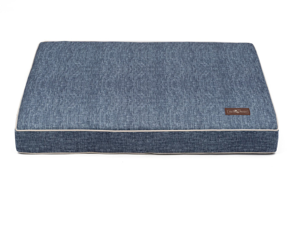 STONE WASH MEMORY FOAM PILLOW DOG BED