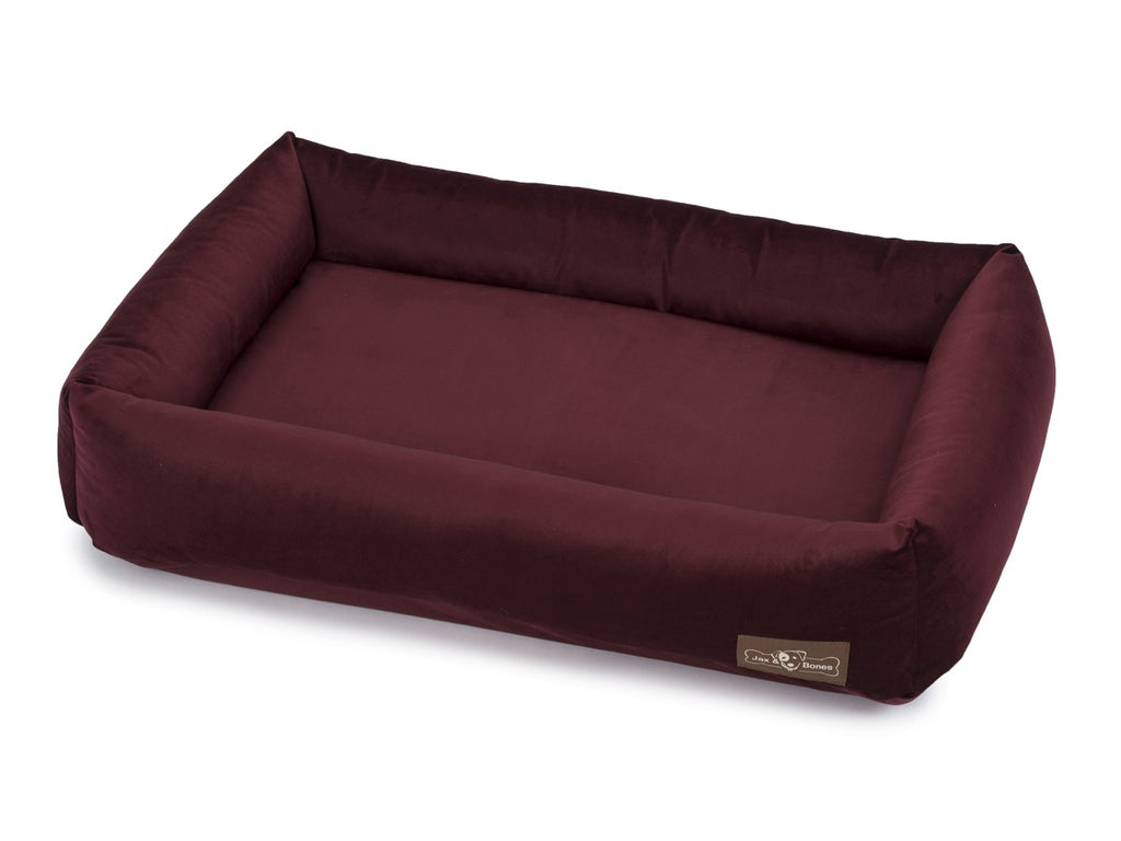 VINTAGE MAROON MEMORY FOAM CUDDLER BED, Beds - Bones Bizzness