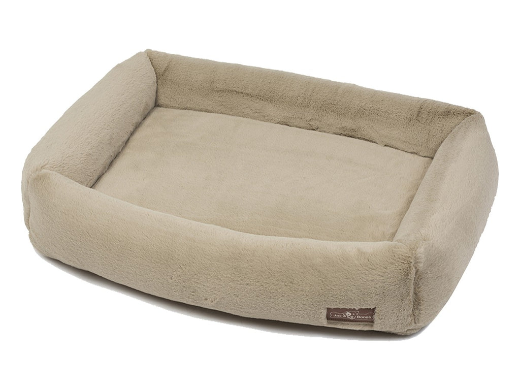 MINK CREAM MEMORY FOAM CUDDLER BED, Beds - Bones Bizzness