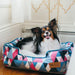 MOSAIC LOUNGE DOG BED - SODA POP