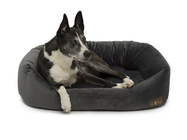 SLATE HENNA NAPPER DOG BED, Beds - Bones Bizzness