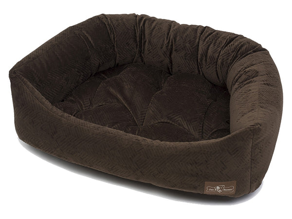 ESPRESSO HENNA NAPPER DOG BED, Beds - Bones Bizzness