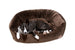 CHESNUT PLUSH NAPPER DOG BED, Beds - Bones Bizzness
