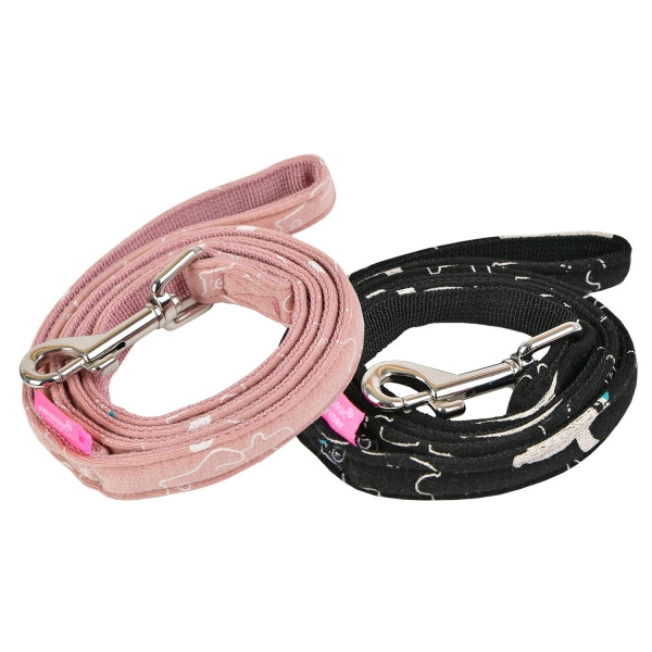 URSA DOG LEAD - DARK PINK / BLACK