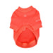 JANELLE DOG SHIRT - CORAL / CREAM