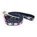 CROCUS DOG LEAD - INDIAN PINK / NAVY