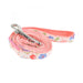 CROCUS DOG LEAD - INDIAN PINK / NAVY