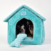 PALOMA DOG HOUSE - INDIAN PINK / MINT