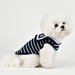 CORDELLA DOG SHIRT - NAVY/WHITE