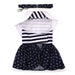 NAUTICAL DOG DRESS WITH MATCHING LEASH, Dress - Bones Bizzness