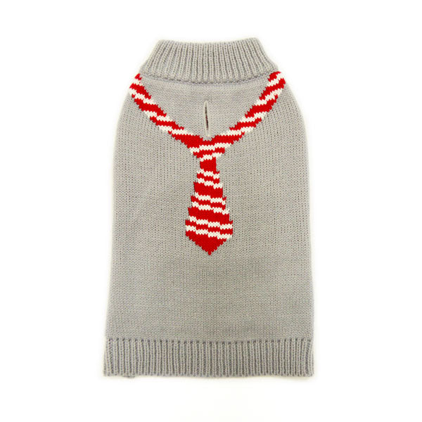 NECKTIE DOG SWEATER, Sweaters - Bones Bizzness