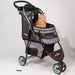 REGAL PLUS PET STROLLER - GREY, STROLLERS - Bones Bizzness