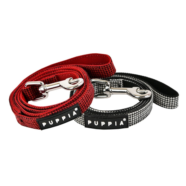 PUPPYTOOTH DOG LEAD - WINE / BLACK