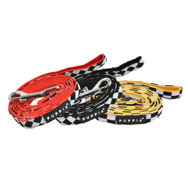 RACER DOG LEAD - RED / BLACK / YELLOW