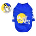 TOUCHDOWN DOG SHIRT -ROYAL BLUE / BLACK