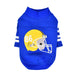 TOUCHDOWN DOG SHIRT -ROYAL BLUE / BLACK