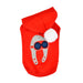 AVIATOR DOG SHIRT - RED / BLUE