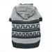 PATTERN HOODIE DOG SWEATER, Sweaters - Bones Bizzness