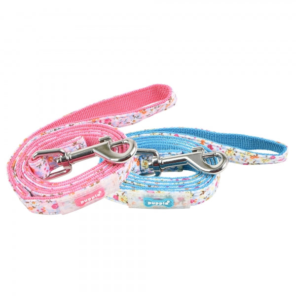 WILDFLOWER DOG LEAD - PINK / SKY BLUE