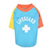 RESCUER DOG SHIRT - ORANGE / SKY BLUE