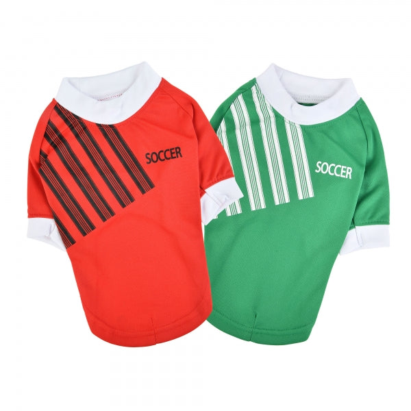 GOALKEEPER DOG SHIRT - RED / GREEN