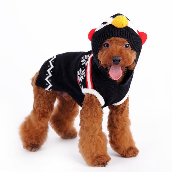 PENGUIN DOG SWEATER, Sweaters - Bones Bizzness