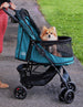 HAPPY TRAILS NO ZIP PET STROLLER - EMERALD, STROLLERS - Bones Bizzness