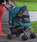 HAPPY TRAILS NO ZIP PET STROLLER - EMERALD, STROLLERS - Bones Bizzness