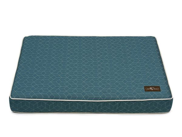 POOLSIDE QUAD MEMORY FOAM PILLOW DOG BED, Beds - Bones Bizzness