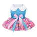 PLUMERIA FLORAL DOG DRESS WITH MATCHING LEASH, Dress - Bones Bizzness