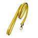 ATHENA CANARY YELLOW & GOLD DOG LEAD, Leash - Bones Bizzness