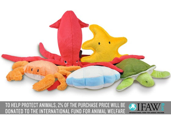 UNDER THE SEA PLUSH DOG TOY COLLECTION, Toys - Bones Bizzness