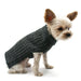 PP Basic Turtleneck Charcoal DOG SWEATER