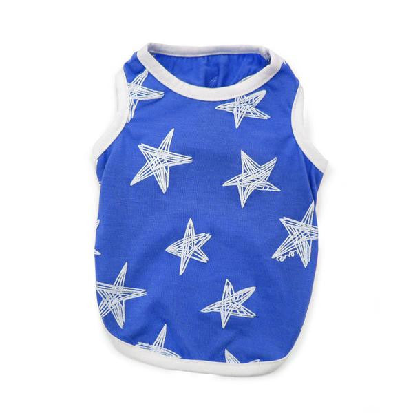 STARRY BLUE DOG TEE, Shirts Tanks & Tees - Bones Bizzness