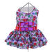 PURPLE & RED FLORAL DOG DRESS WITH MATCHING LEASH