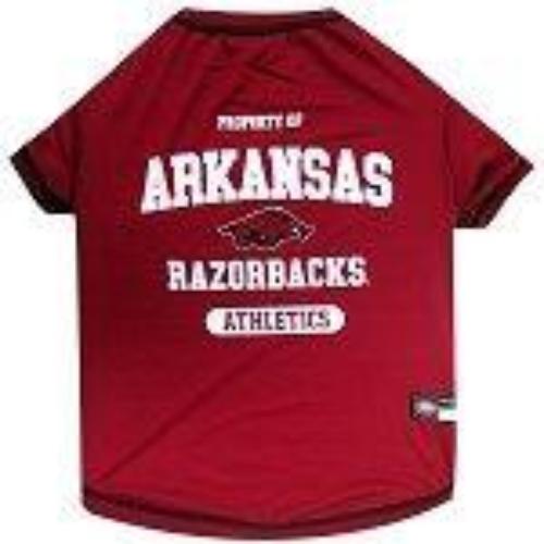 ARKANSAS RAZORBACKS DOG TEE SHIRT, NCAA - Bones Bizzness