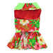 HAWAIIAN RED HIBISCUS DESIGNER DOG DRESS WITH MATCHING LEASH, Dress - Bones Bizzness