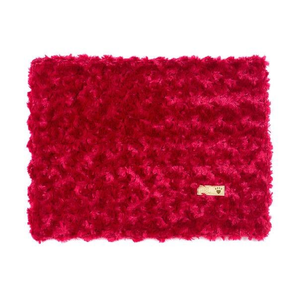 RED CURLY SUE BLANKET DOG BLANKET, Blankets - Bones Bizzness