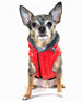 RED ELITE REFLECTIVE DOG COAT PUFFER, Coats - Bones Bizzness